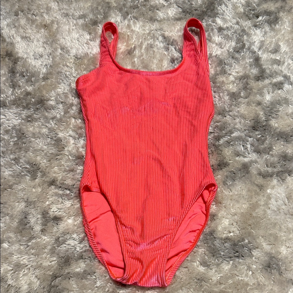 White Stag Vibrant Coral One Piece Swimsuit